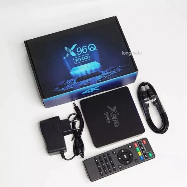 X96Q Pro -4GB RAM + 64GB ROM - Android 15 - 4K - Smart Android Tv Box